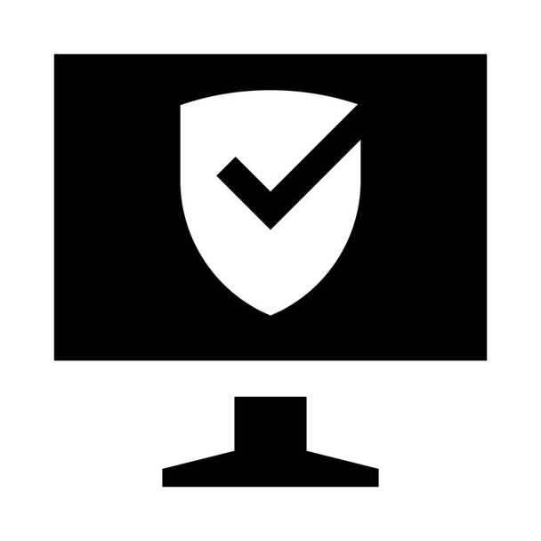 biztonságos védelem ikon - Vektor, kép