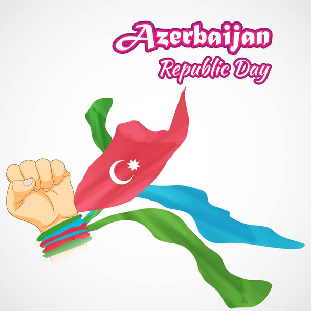 vektorová ilustrace dne Ázerbájdžánské republiky - Vektor, obrázek
