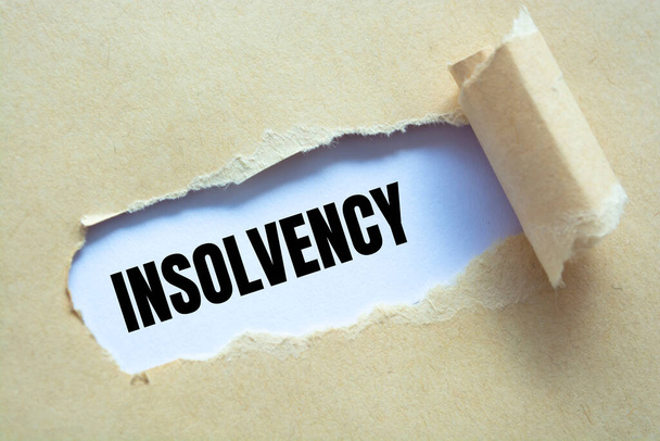 Segno di insolvenza - Foto, immagini