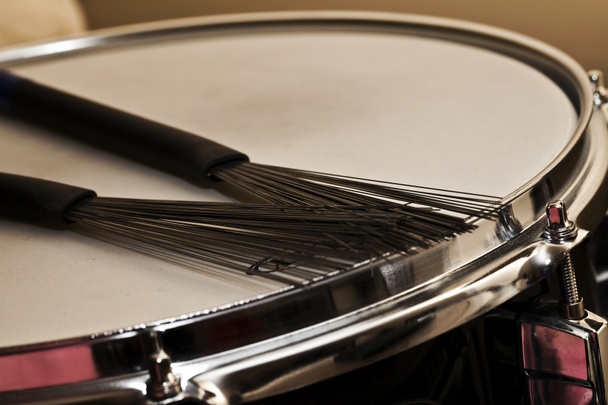 Ρυθμός Μουσικά Όργανα Drum Close Up View Photo - Φωτογραφία, εικόνα