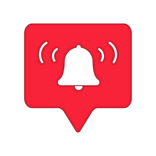 alert icon for social networks - Vector, Image