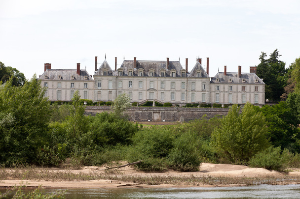 Chateau de Menars on linna, joka liittyy Madame de Pompadouriin. Loire Valley, Ranska - Valokuva, kuva