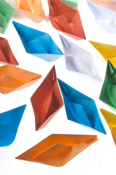 Small paper boats  - Photo, Image