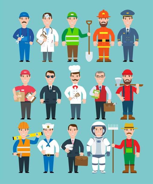 All Type Worker Team - Vector, Image