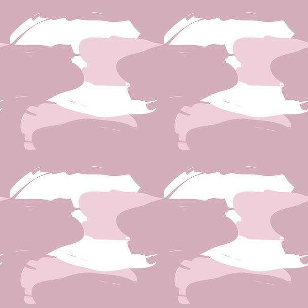 Рожевий пензлик Інсульт камуфляж абстрактний безшовний візерунок фон підходить для модного текстилю, графіки
 - Вектор, зображення