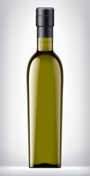 Color Glass Bottle with Foil on background.  - Foto, Bild