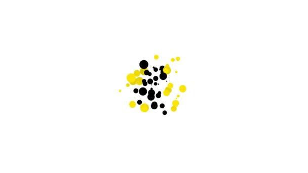 Fekete Rolling pin ikon elszigetelt fehér háttérrel. 4K Videó mozgás grafikus animáció - Felvétel, videó