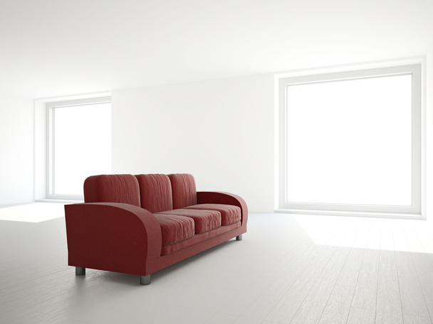 диван с подушками  - Фото, изображение