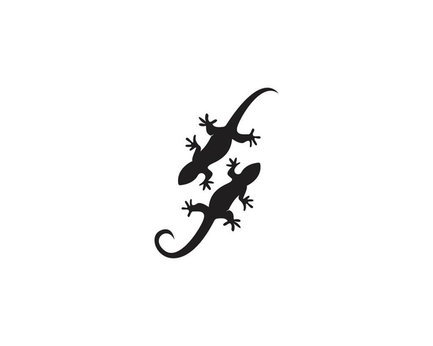 Wektor symboli logo jaszczurki - Wektor, obraz