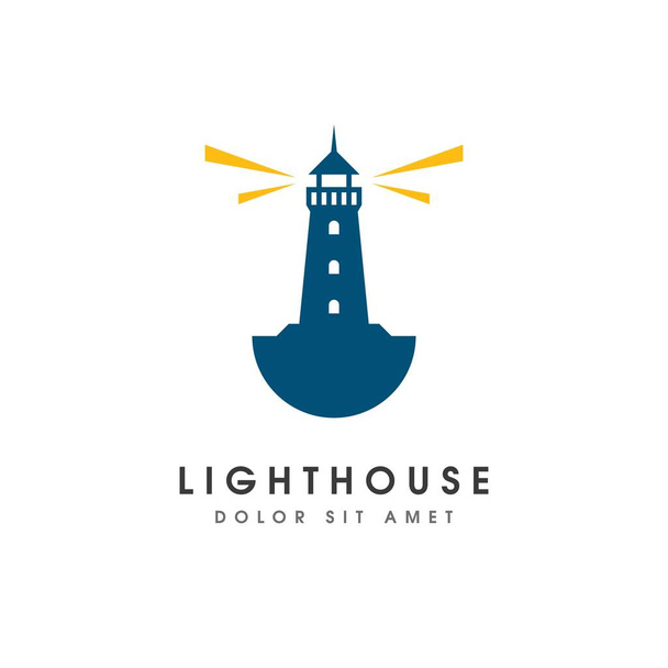 Light House Logo Vector Design - Vector, Image