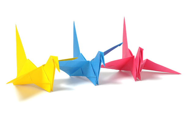 Origami jeřáb - Fotografie, Obrázek