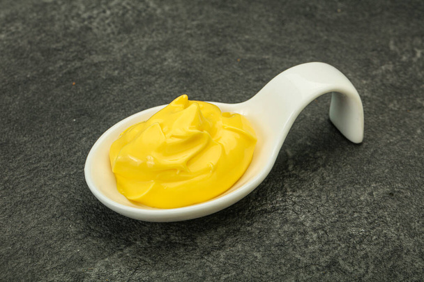 Natural tasty cheese sauce in the bowl - Photo, Image