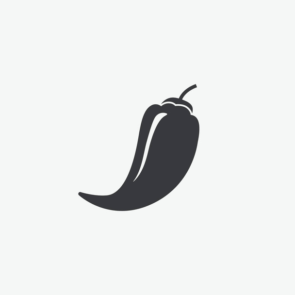 Chili pepper ploché vektorové ikony - Vektor, obrázek