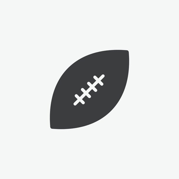 Football Ball Flat Vector Icon - Vector, Image