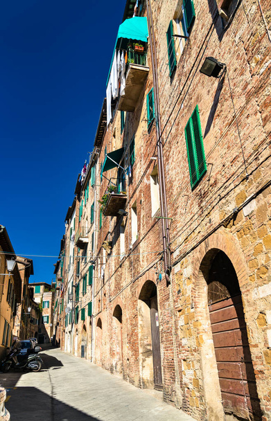 Architecture of Siena in Italy - Fotoğraf, Görsel