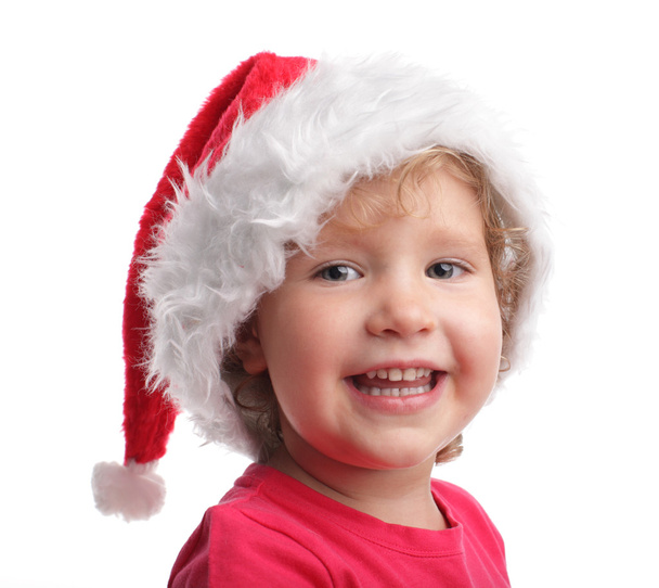 Child in santa hat - Photo, image