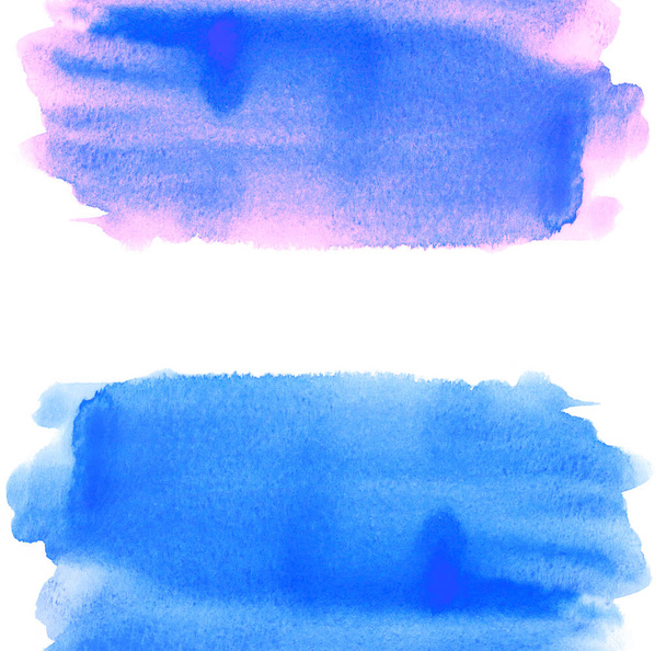 blue watercolor background. design element - Foto, Imagem