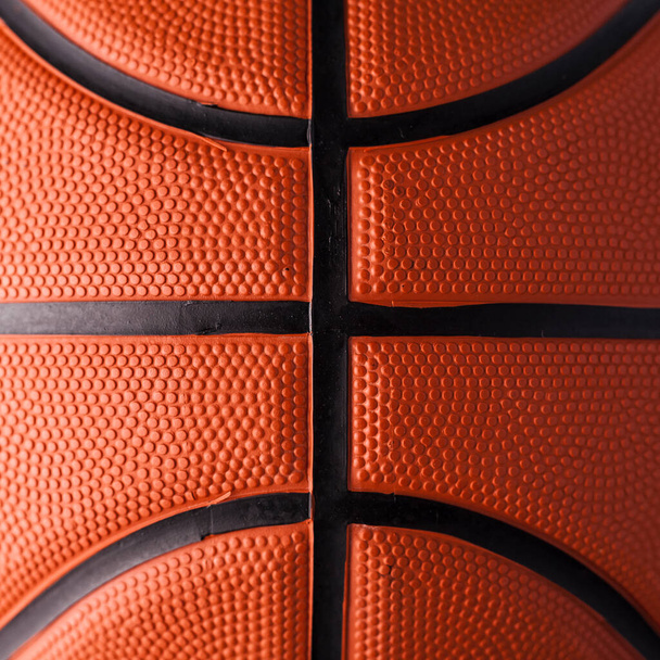 Basketball Gummi Orange Ball Nahaufnahme Textur Hintergrund. - Foto, Bild