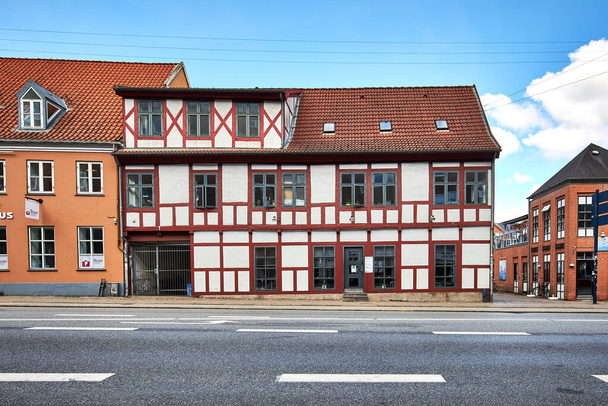 a old european traditional building in denmark - Фото, изображение