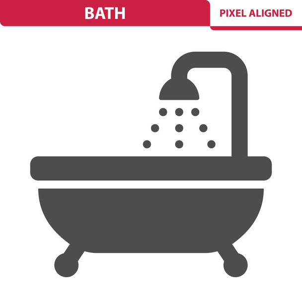 Bath, Shower, Bathroom Icon - Vector, Image