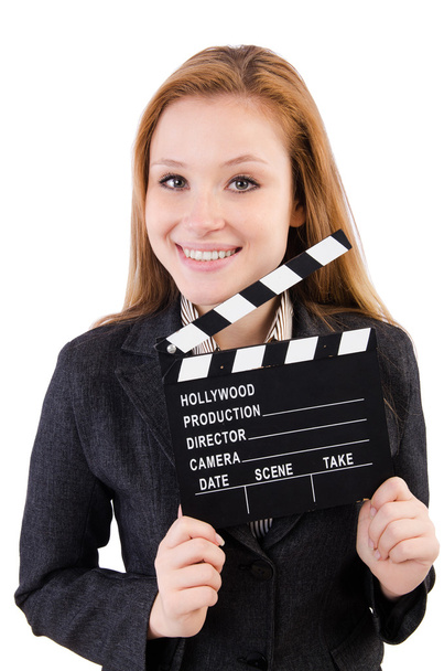 Nő a film board - Fotó, kép