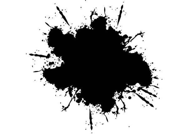 Desenho de fundo de respingo de tinta vetorial abstrato, fundo de respingo de tinta Grunge, design de vetor de ilustração. - Vetor, Imagem