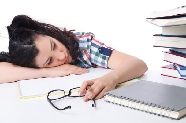 Estudiante cansado
 - Foto, imagen