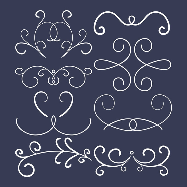 Calligraphy Flourishes Collection - Vector, Image
