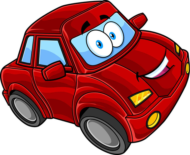 ilustração vetorial do carro dos desenhos animados - Vetor, Imagem