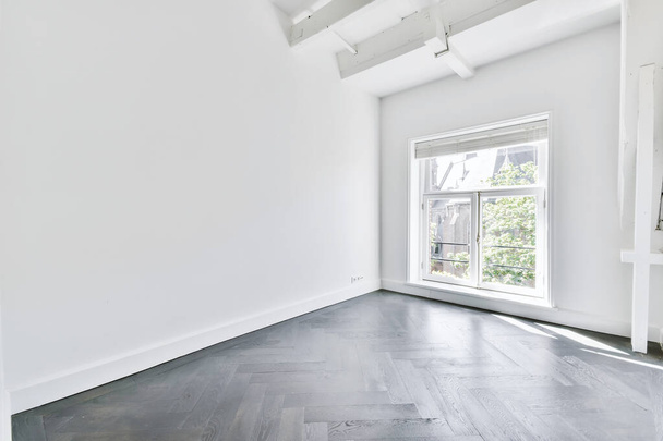 Interior of empty room with white walls - Photo, Image