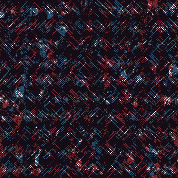 Płynny abstrakcyjny wzór w kolorze czerwonym niebieskim czarnym białym - Zdjęcie, obraz