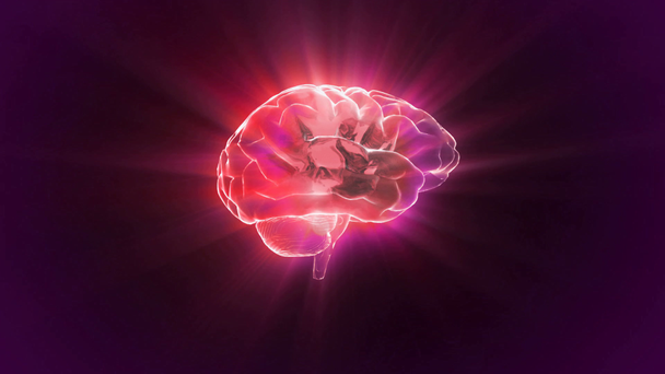 κόκκινη φωτοβολίδα του εγκεφάλου ακτίνων χ - Πλάνα, βίντεο