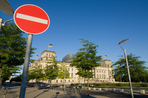 Reichstag verboten - Zdjęcie, obraz