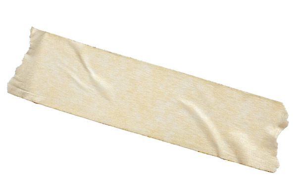 close-up de uma fita adesiva sobre fundo branco - Foto, Imagem