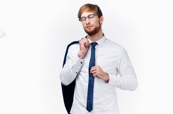 uomo d'affari in abiti alla moda cravatta camicia modello classico - Foto, immagini