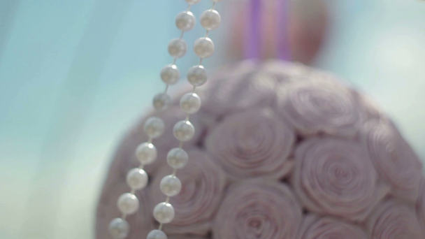 papier decoraties in de vorm van rozen - Video