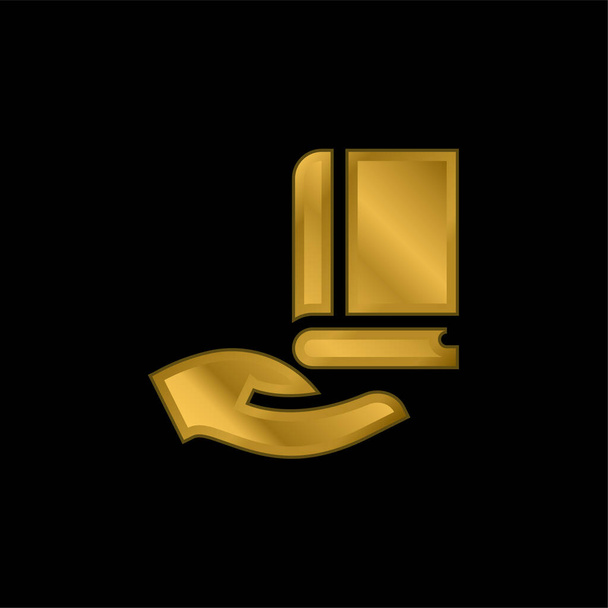 Позолоченная икона или вектор логотипа - Вектор,изображение