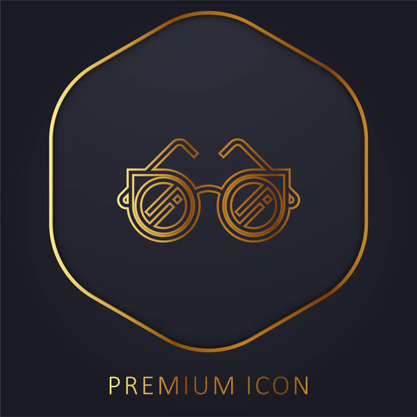 Accesory golden line premium logo or icon - Vector, Image