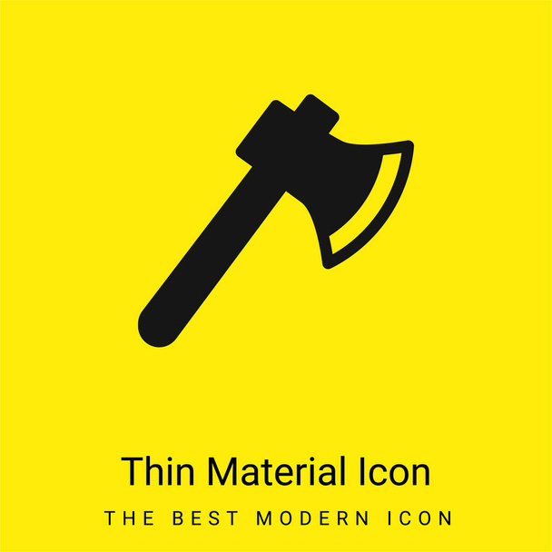 Ikona minimálního jasně žlutého materiálu - Vektor, obrázek