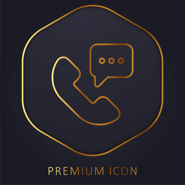 24 години золота лінія логотип або значок преміум-класу
 - Вектор, зображення