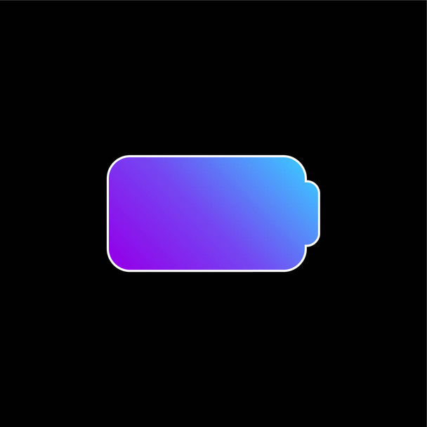 Vektorová ikona modrého přechodu baterie - Vektor, obrázek