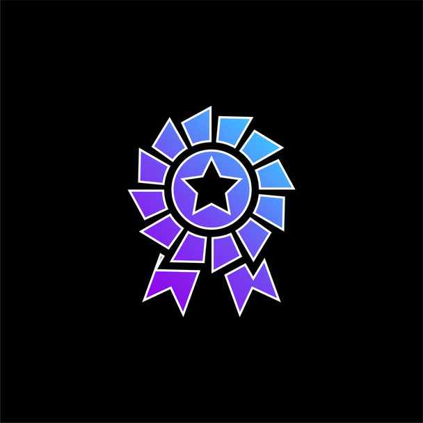 Blaues Gradienten-Vektor-Symbol vergeben - Vektor, Bild