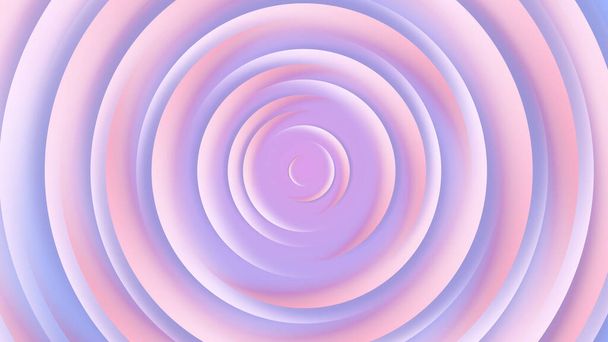 Círculos púrpura rosa fondo abstracto. Ilustración 3D con estilo de corte de papel. - Foto, imagen