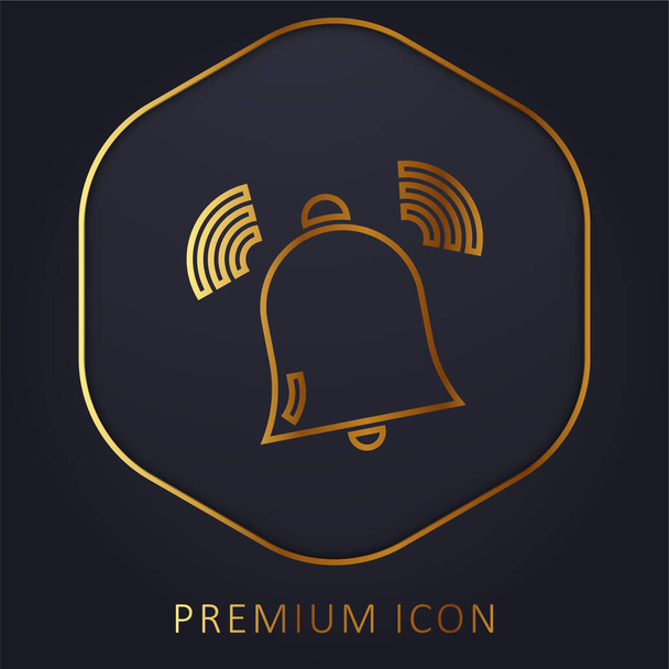 Logo nebo ikona prémie alarmu - Vektor, obrázek