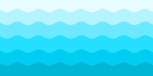 青い白い波のパターンのテクスチャの背景。デザインの夏休みのコンセプトのための使用.  - 写真・画像