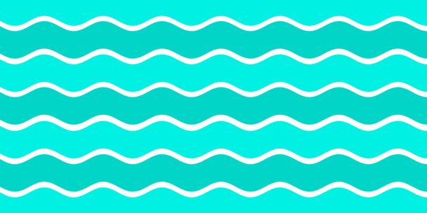 Синій білий і зелений колір хвилі візерунок текстури фону. Використання для дизайну концепції літніх канікул
.  - Фото, зображення