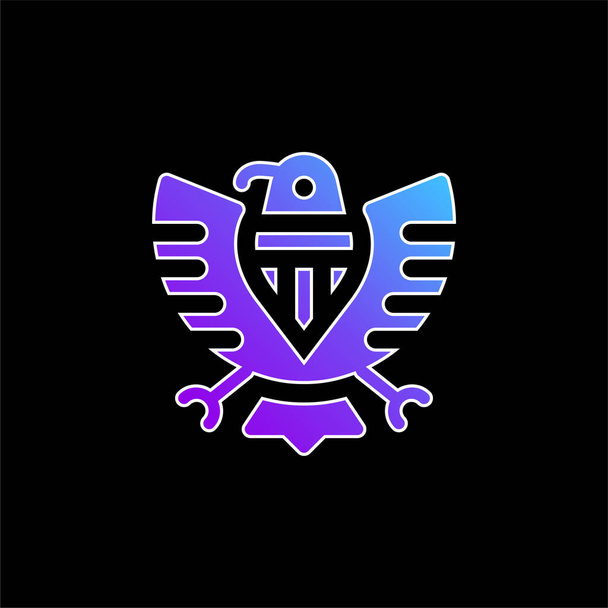 Символ синего градиента - Вектор,изображение