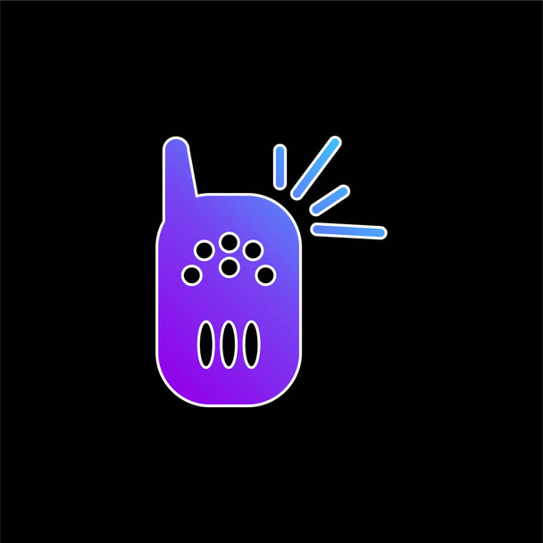 Baby Cry Detector Tool modrý gradient ikona - Vektor, obrázek