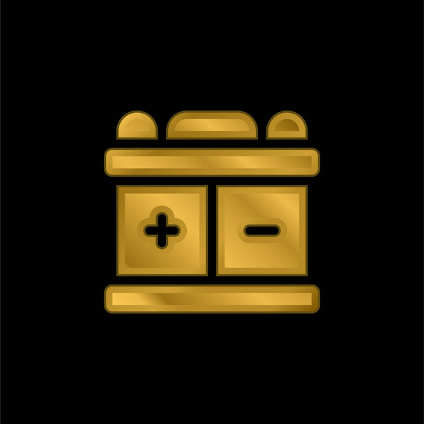 Металлическая иконка или вектор логотипа - Вектор,изображение