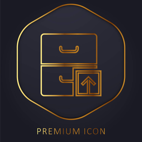 Archivovat prémiové logo nebo ikonu - Vektor, obrázek